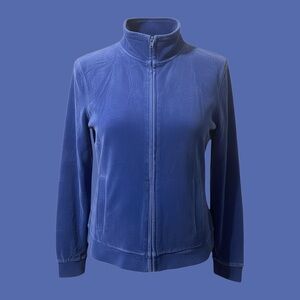 Kim Rogers Velour Blue Jacket